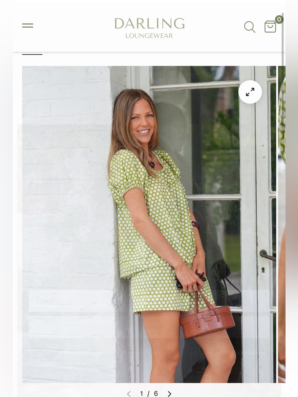 Lime Dot Mini Skirt — Women's Summer Skirt